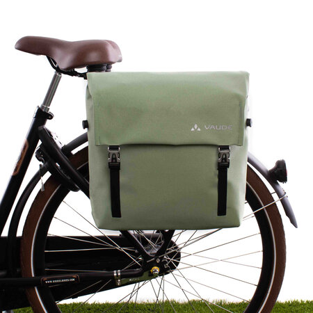 Vaude Enkele fietstas / messenger Augsburg IV 14L M Willow Green