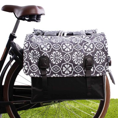 Beck Dubbele fietstas Classic Tiles 46L