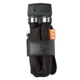 AXA fietssloten en fietsverlichting Vouwslot Foldable 1000 105cm ART-2 met houder donkergrijs