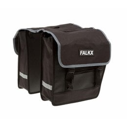 Falkx fietstassen en fietsaccessoires Dubbele Fietstas 26L Zwart