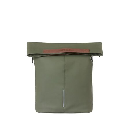 Basil Enkele fietstas City Shopper Moss Green 16L