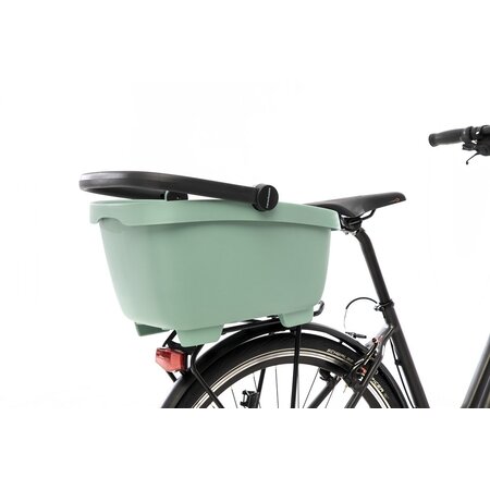 New Looxs Fietsmand Clipper Racktime 28L Groen - Ook voor de hond