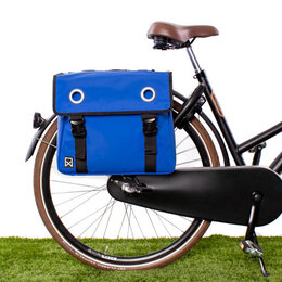 Willex Dubbele fietstas Bisonyl 40L Blauw