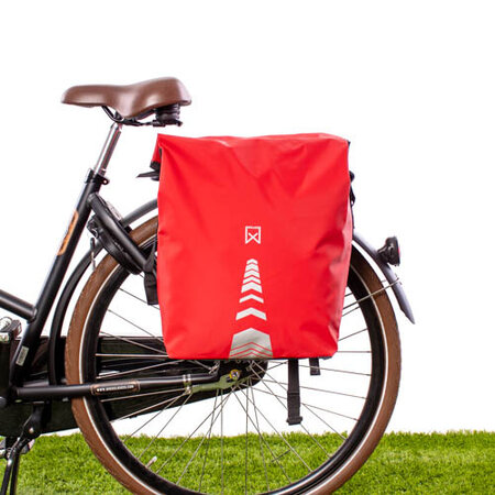 Willex Dubbele Sportieve Fietstas 34L Rood