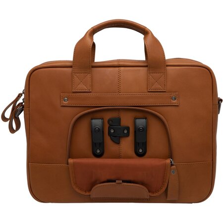 New Looxs Enkele Fietstas & Schoudertas Luko 10L Cognac