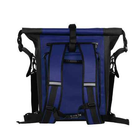 Willex Enkele fietstas en rugtas Combi Waterdicht 27L Blauw