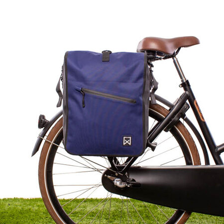 Willex Enkele fietstas en rugtas Combi Waterdicht 27L Blauw