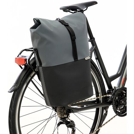 New Looxs Enkele fietstas Nyborg 17L Dark Grey/Black