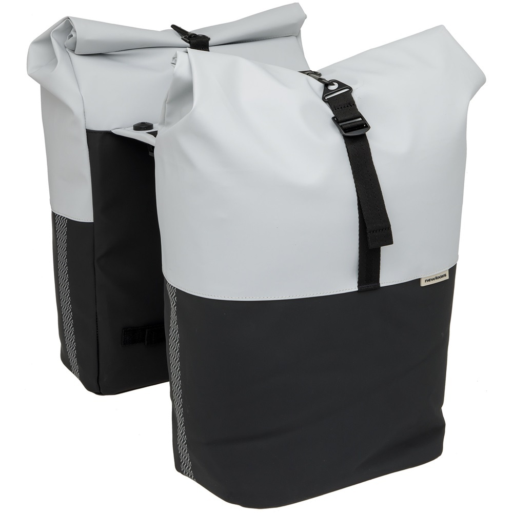 Dubbele fietstas Nyborg MIK 34L Light Grey/Black