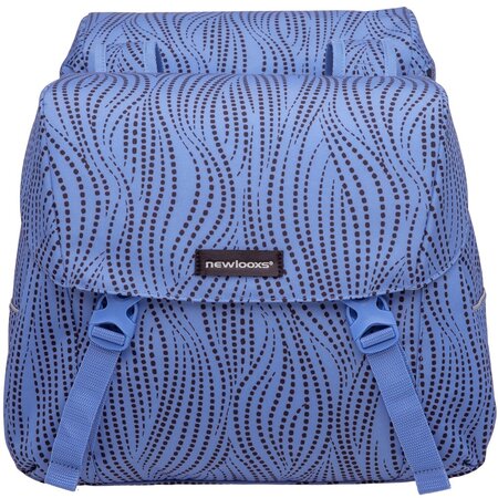 New Looxs Dubbele fietstas Joli Double Alma Blue 37L