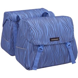 New Looxs Dubbele fietstas Joli Double Alma Blue 37L