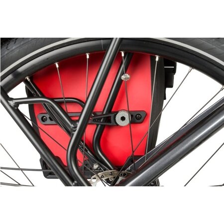 AGU Enkele fietstas Shelter Clean Medium 32L Rood  CG - Set van twee tassen