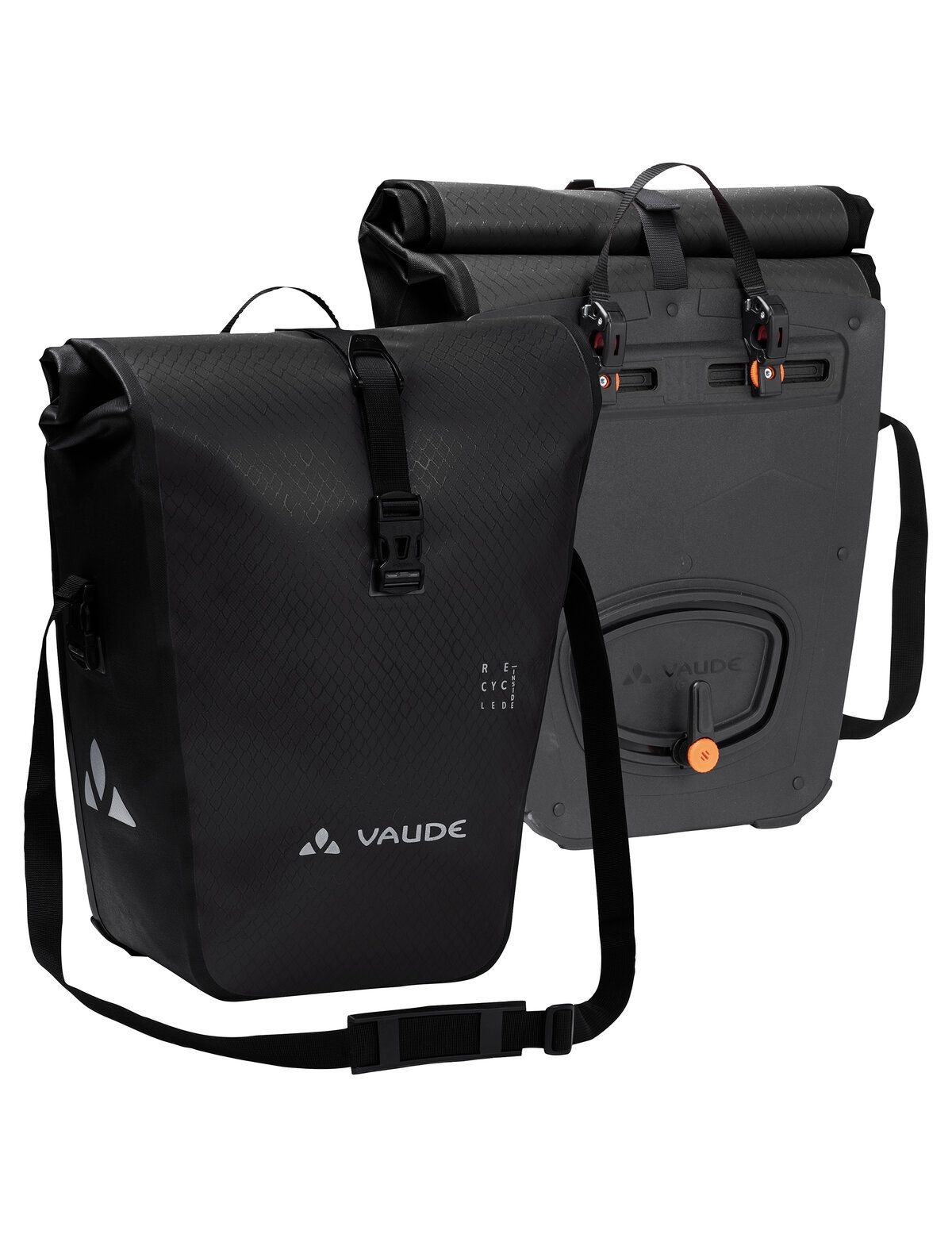 Tassenset Aqua Back Recycled 48L Black