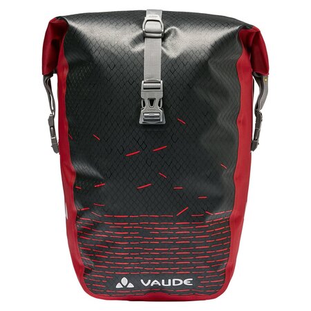 Vaude Enkele fietstas Aqua Back Print Single 20L Black/Red