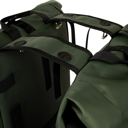 Urban Proof Dubbele fietstas Rolltop Recycled 38L Groen