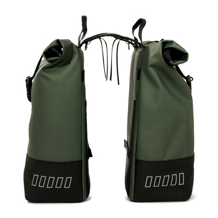 Urban Proof Dubbele fietstas Rolltop Recycled 38L Groen