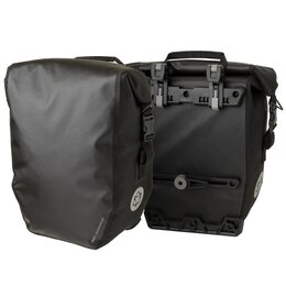 AGU Enkele fietstas Shelter Clean Medium 32L Zwart CG Set