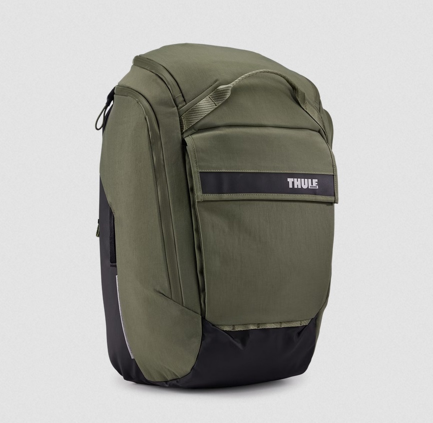 Enkele Fietstas en Rugtas Paramount Hybrid Pannier 26L Soft Green