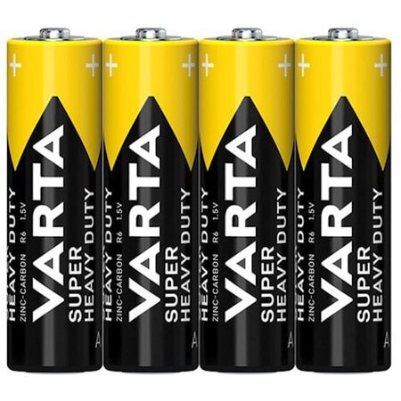 4 stuks AA Batterijen VARTA Super Heavy Duty