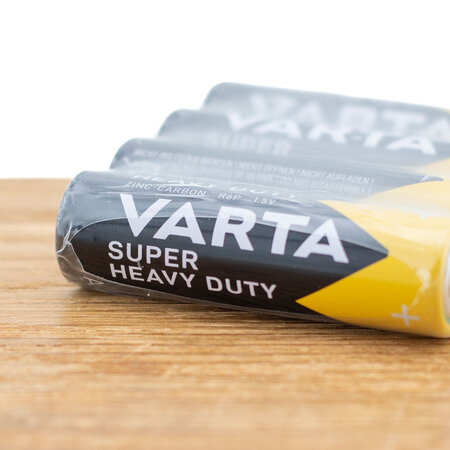 4 stuks AA Batterijen VARTA Super Heavy Duty