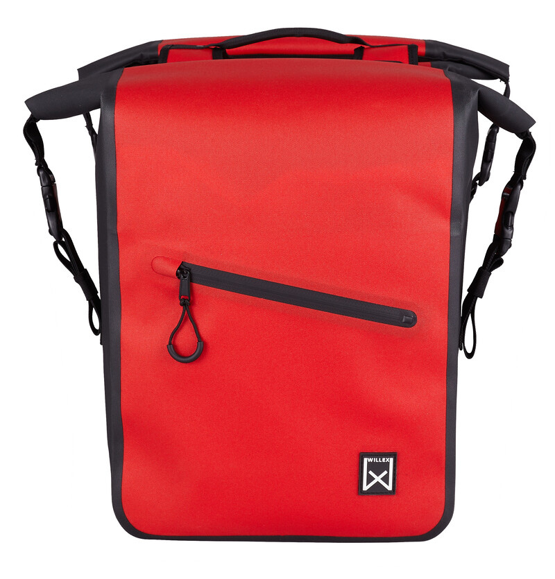 Dubbele Tas Combi Waterdicht 54L Rood