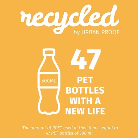 Urban Proof Enkele fietstas en rugtas Recycled Cargo Backpack 20L Zwart