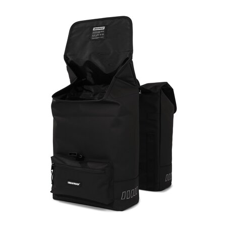 Urban Proof Dubbele fietstas Cargo Recycled 38L Zwart