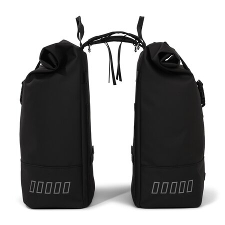 Urban Proof Dubbele fietstas Rolltop Recycled 38L Zwart