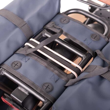 Urban Proof Dubbele fietstas Rolltop Recycled 38L Blauw