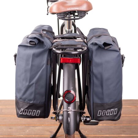 Urban Proof Dubbele fietstas Rolltop Recycled 38L Blauw