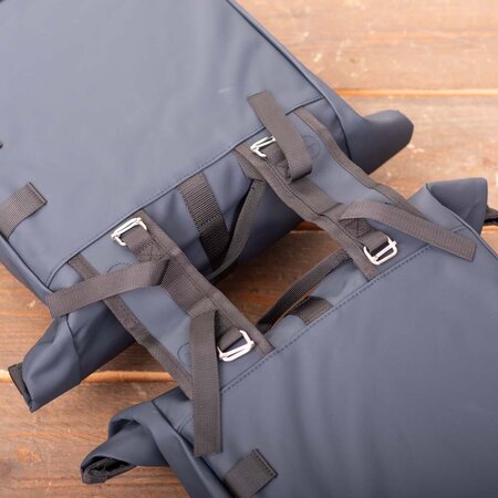 Urban Proof Dubbele fietstas Rolltop Recycled 38L Blauw