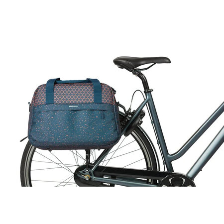 Basil Enkele fietstas Flair 18L Navy