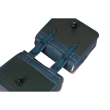 Basil Dubbele fietstas Flair 35L Navy
