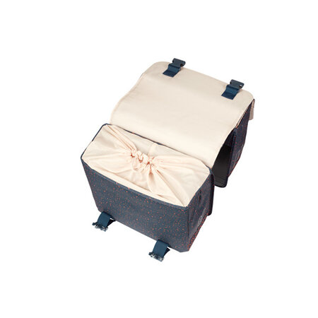 Basil Dubbele fietstas Flair 35L Navy