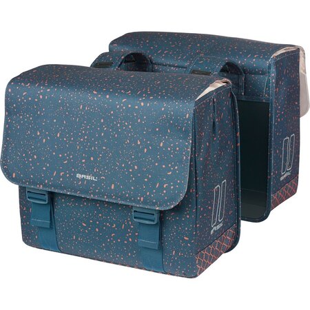 Basil Dubbele fietstas Flair 35L Navy