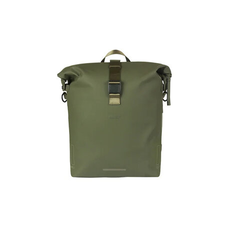 Basil Enkele fietstas SoHo Nordlicht MIK Studs 17L Mosgroen