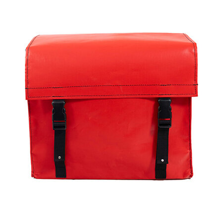 Beck Dubbele fietstas Nostalgic 52L Red