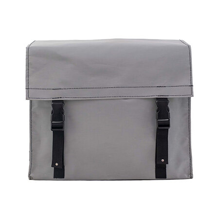 Beck Dubbele fietstas Nostalgic 52L Silver