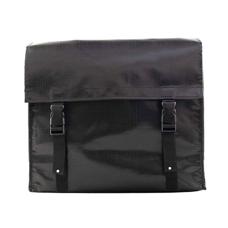 Beck Dubbele fietstas Nostalgic 52L Black Shiny