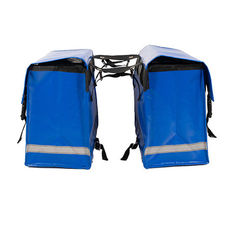 Beck Dubbele fietstas Nostalgic 52L Blue
