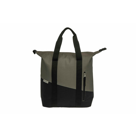 New Looxs Enkele fietstas Shopper Oslo Kota 24L Zwart/groen