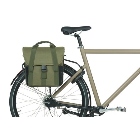 Basil Enkele fietstas Go 16L Groen