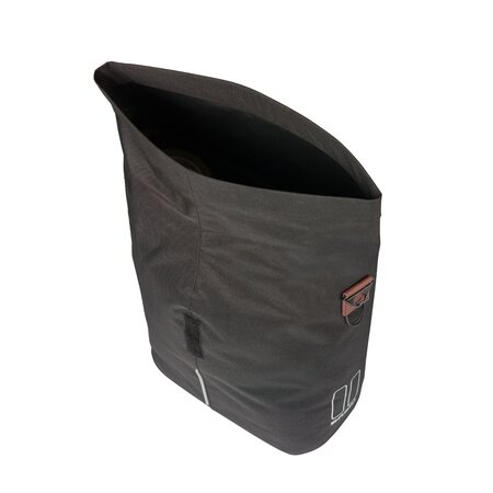 Basil Enkele fietstas Shopper City MIK Studs 16L Zwart