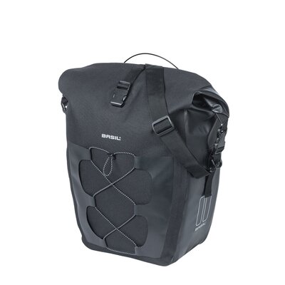 Basil Enkele Fietstas Navigator Waterproof L MIK Studs 22L Zwart