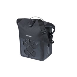 Basil Enkele Fietstas Navigator Waterproof M MIK Studs 14L Zwart