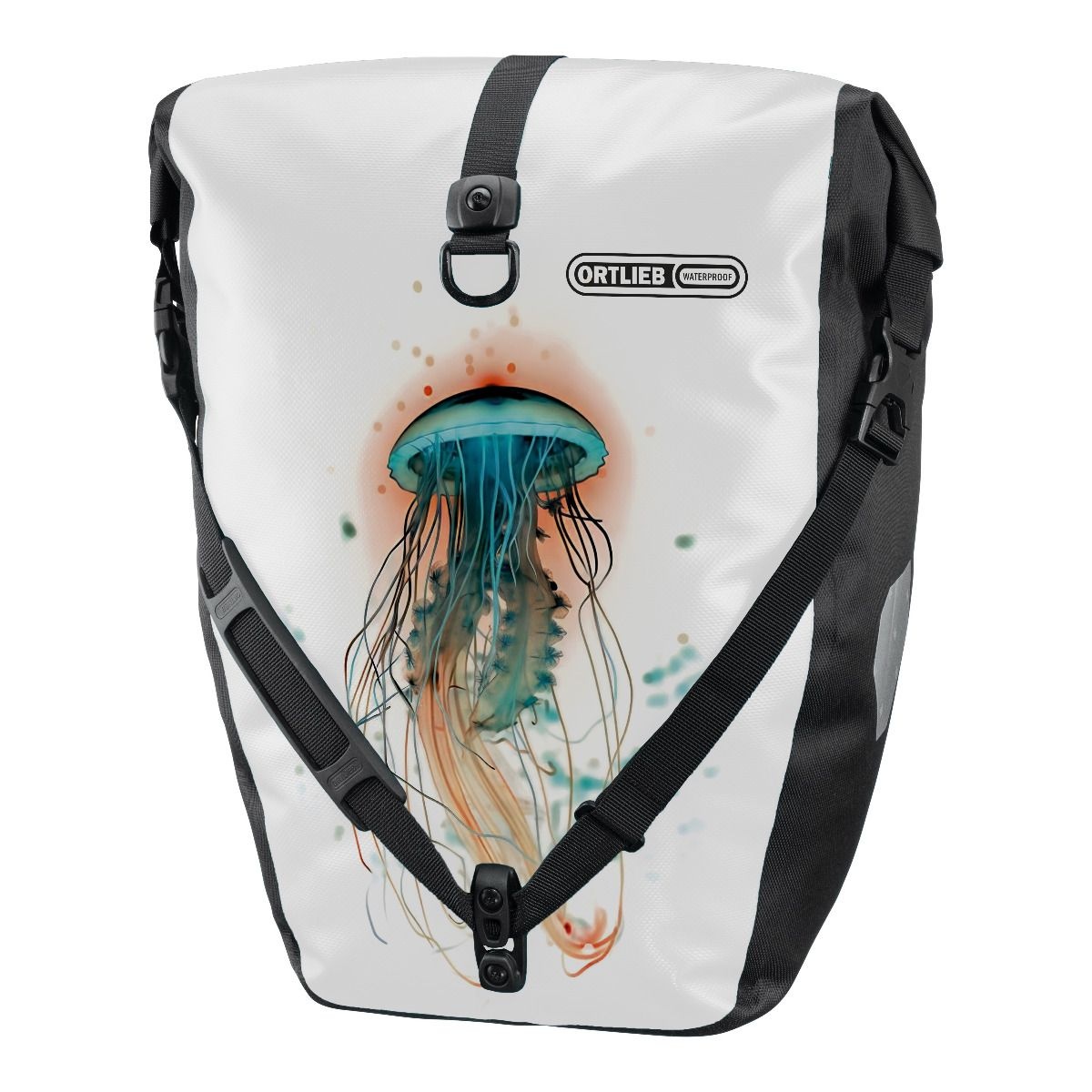 Enkele Fietstas Back-Roller Design Jellyfish QL 2.1 White/Black 20L