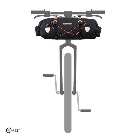 Ortlieb Handlebar-Pack Flex Matzwart - 15L
