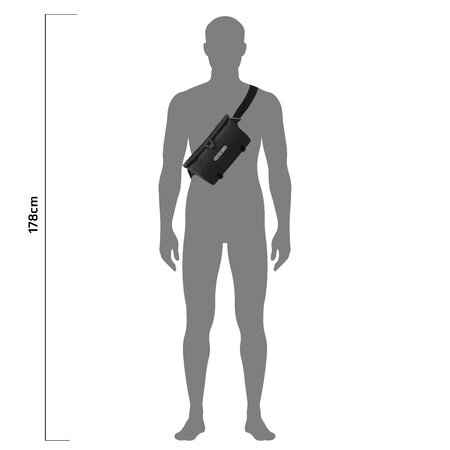 Ortlieb Stuurtas Velo-Sling Zwart 3L