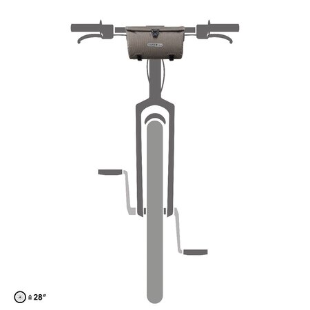 Ortlieb Stuurtas Velo-Sling Dark Sand 3L