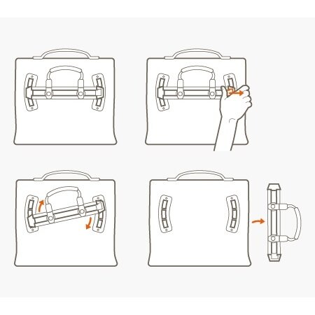 Vaude Enkele fietstas Mineo Commuter Briefcase 17 Heron